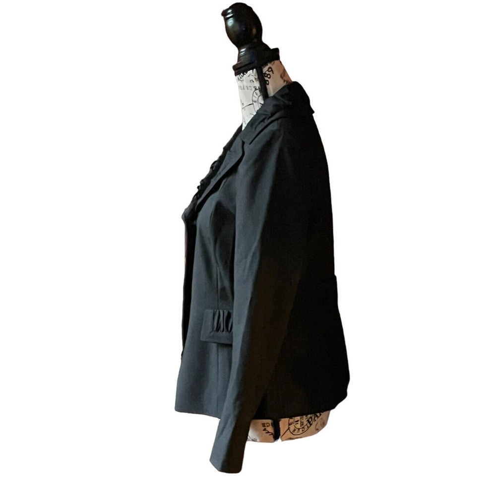 Tahari ASL Black Button Up Womens Blazer Jacket  Petite 4P Business Casual - Picture 3 of 9